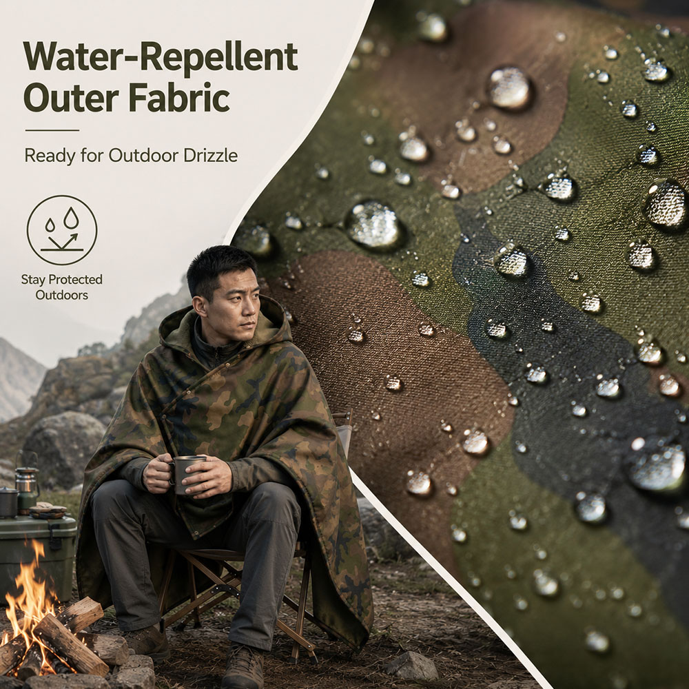 Tactical Camo Hooded Wearable  - Outdoor Hunting Blanket 评论和价格