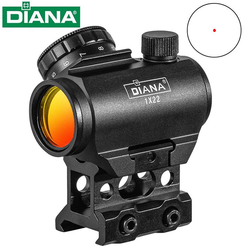 DIANA 1x22 Red Dot Sight 4 MOA - Outdoor Hunting Lab 评论和价格