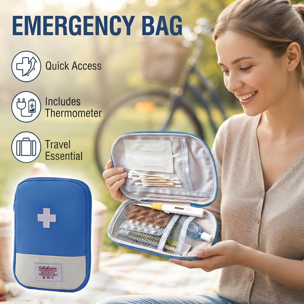 Travel Medicine Bag Pill Stora - Field Dressing Kit 评论和价格