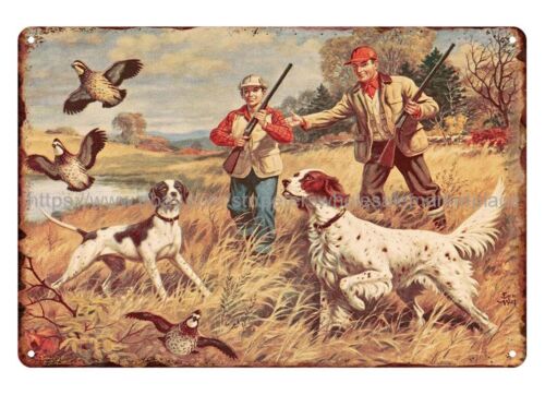 metal retro rustic signs whole - Hunting Quail 评论和价格