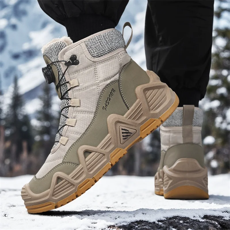 Warm Fur Outdoor Mens Combat T - Outdoor Hunting Boots For Men 评论和价格