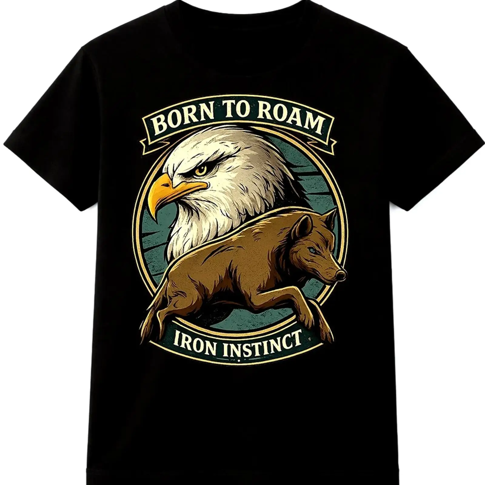 Eagle Wild Boar T Shirt Born t - Wildman Hunting & Outdoor Photos 评论和价格