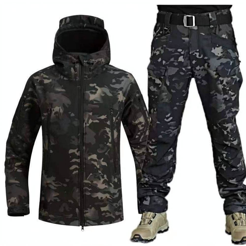 Tactical Softshell Suit Outdoo - Hunting Outdoor Apparel 评论和价格