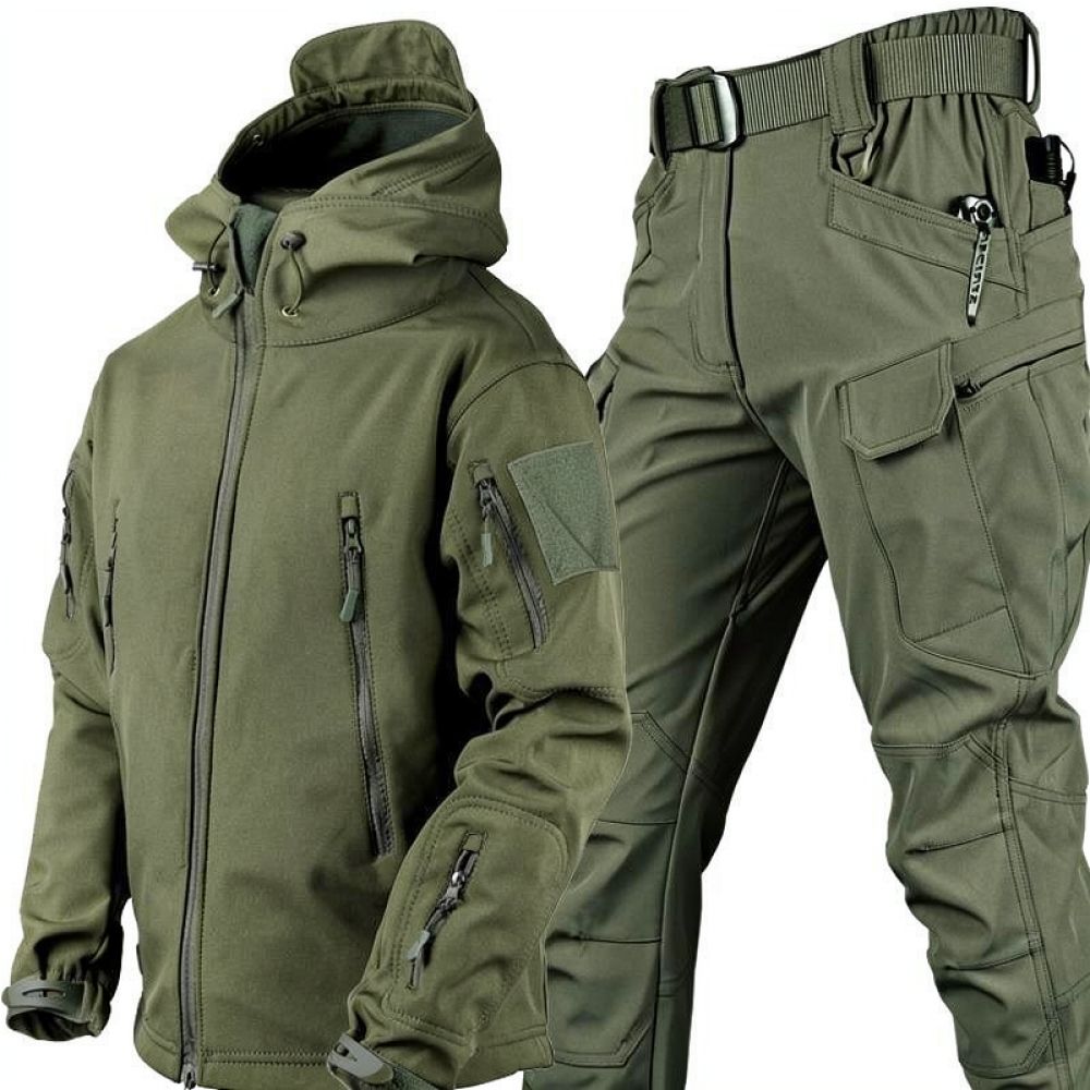 Tactical Softshell Suit Outdoo - Hunting Outdoor Apparel 评论和价格
