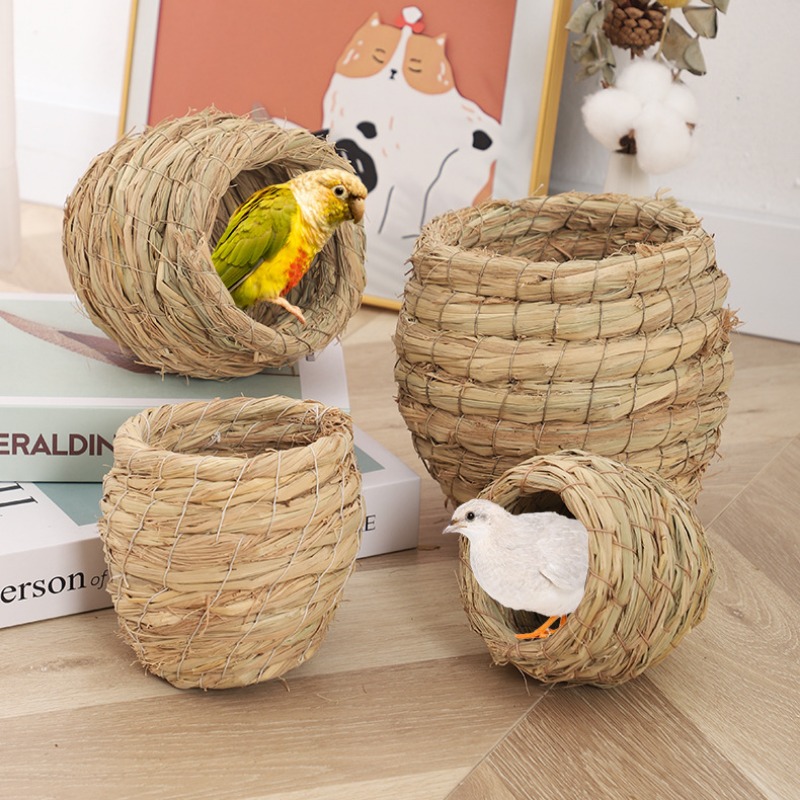 Hand Woven Straw Chicken Nest  - Hunting Quail 评论和价格