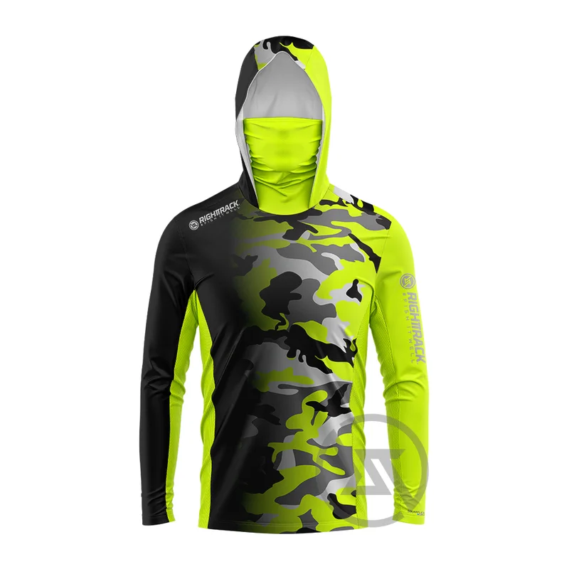 RIGHTTRACK Mask Hoodies Fishin - Hunting Outdoor Apparel 评论和价格