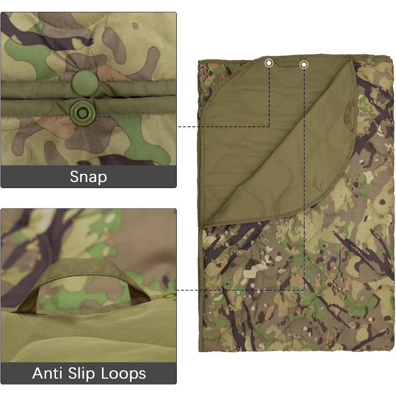 Camo Woobie Blanket Military P - Outdoor Hunting Blanket 评论和价格