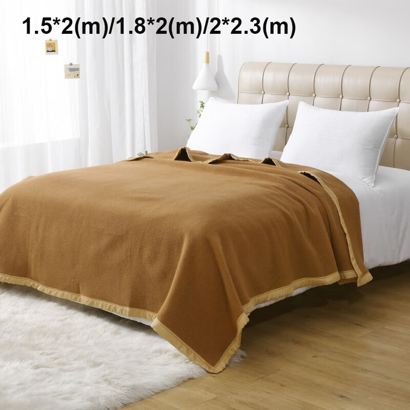 100% Wool Blankets 1.5*2/1.8*2 - Outdoor Hunting Blanket 评论和价格