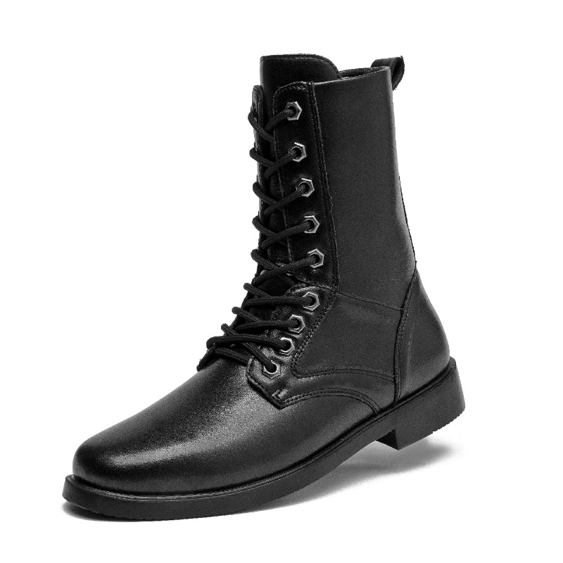 High-top Leather Boots Outdoor - Outdoor Hunting Boots For Men 评论和价格