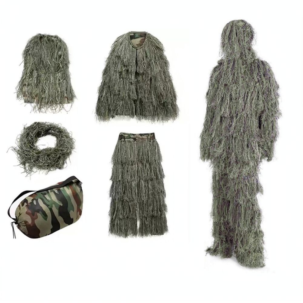 Outdoor 3D Leafy Ghillie Cloak - Hunting Outdoor Apparel 评论和价格