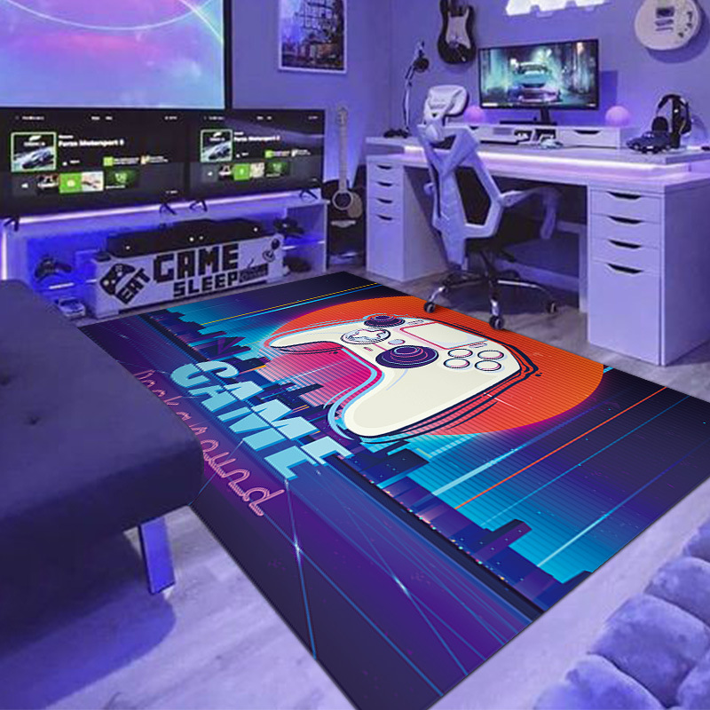 Funny Gamepad Area Rug I Pause - Hunting Outdoor Boys 评论和价格