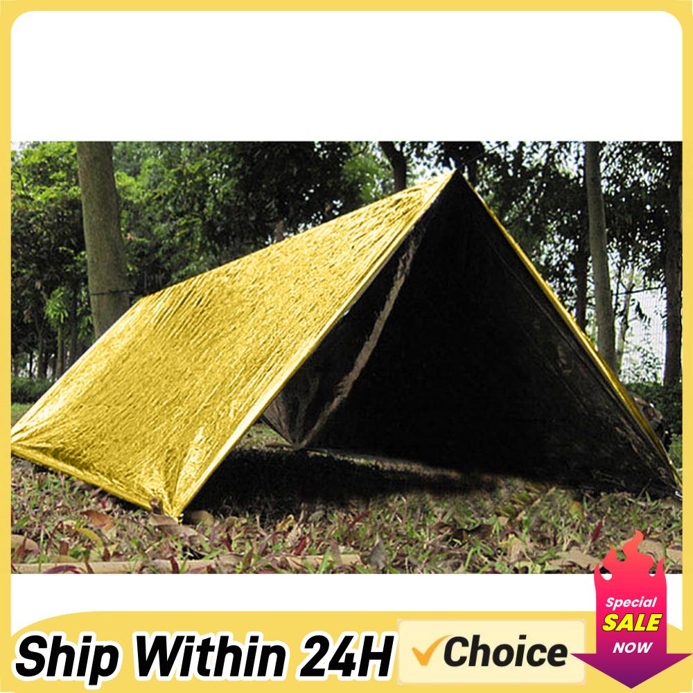 Foil Emergency Blanket Lightwe - Outdoor Hunting Blanket 评论和价格