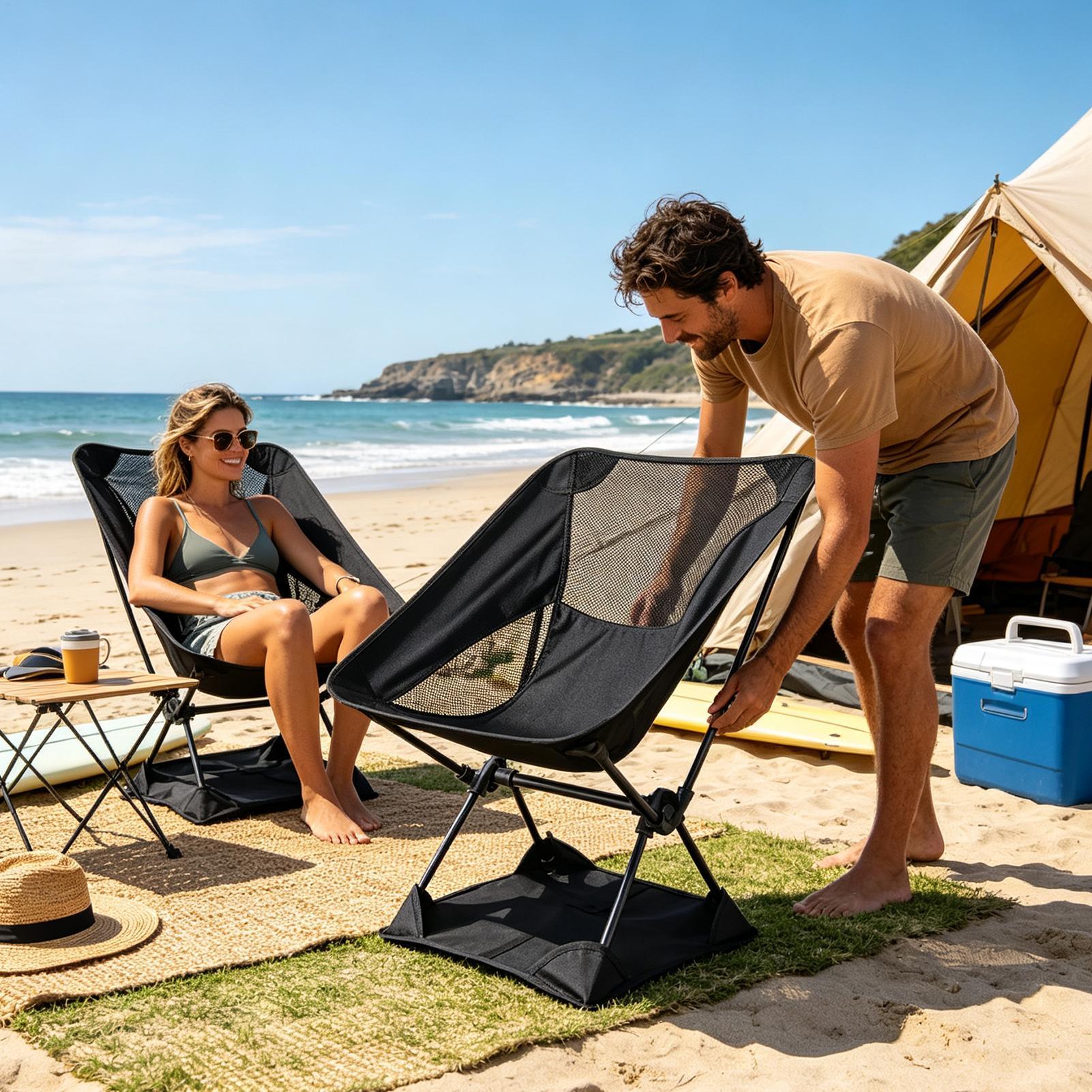 Oxford Cloth Anti-Sink Camp Ch - Outdoor Hunting Chair 评论和价格