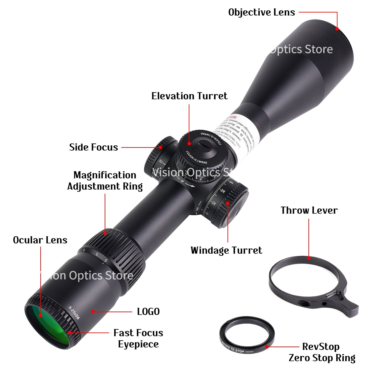 VT 5-25X56 (FFP) Tactical Opti - Outdoor Hunting Lab 评论和价格