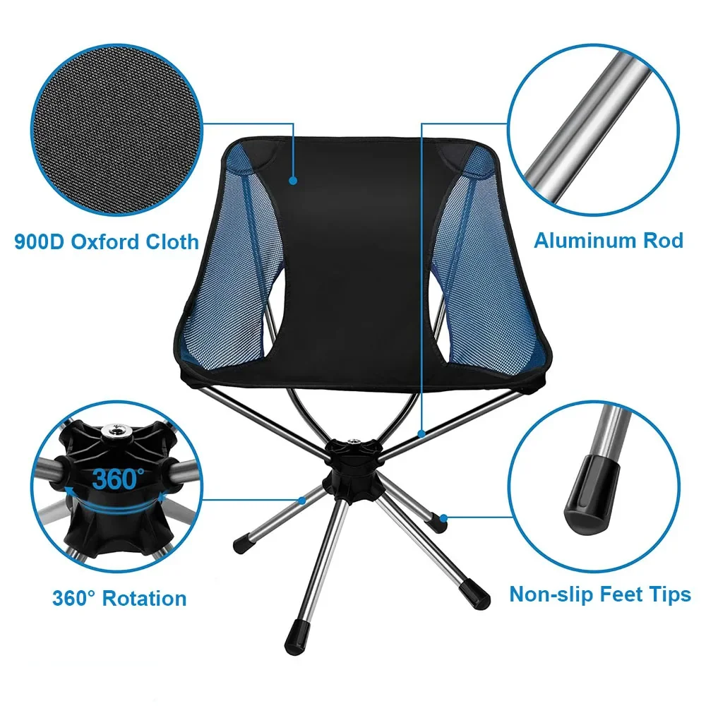 Folding Camping Chair 360° Rot - Outdoor Hunting Chair 评论和价格