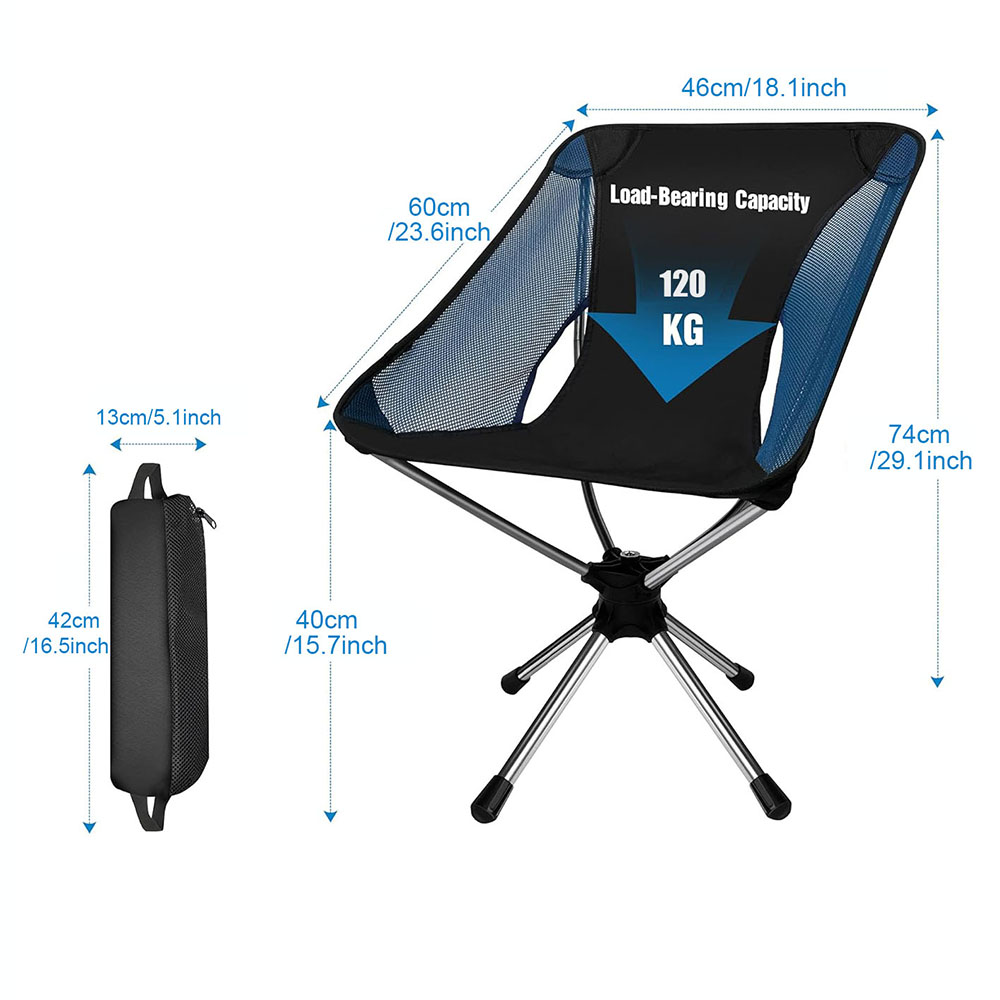 Folding Camping Chair 360° Rot - Outdoor Hunting Chair 评论和价格
