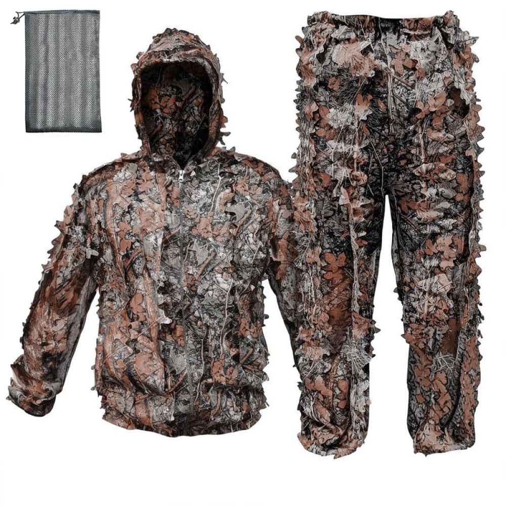 Tactical 3D Dry Leaf Ghillie C - Hunting Outdoor Apparel 评论和价格