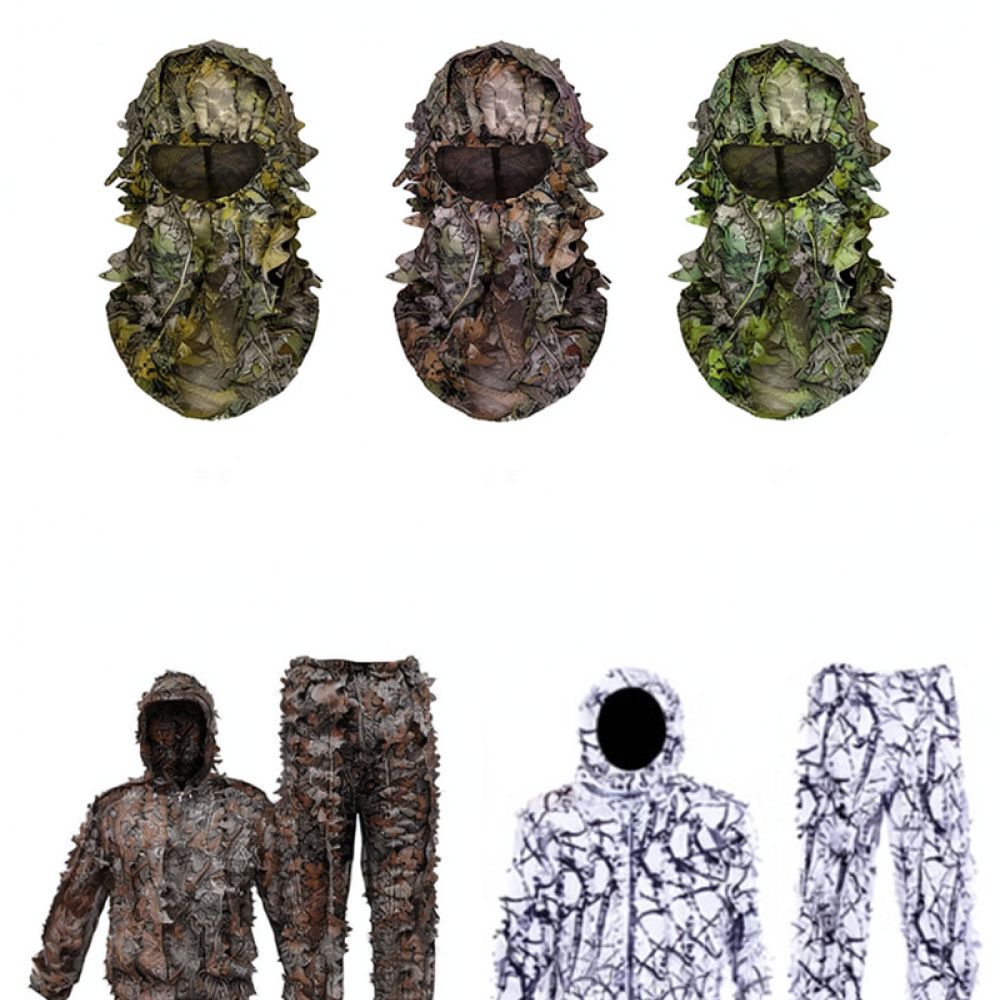 Tactical 3D Dry Leaf Ghillie C - Hunting Outdoor Apparel 评论和价格