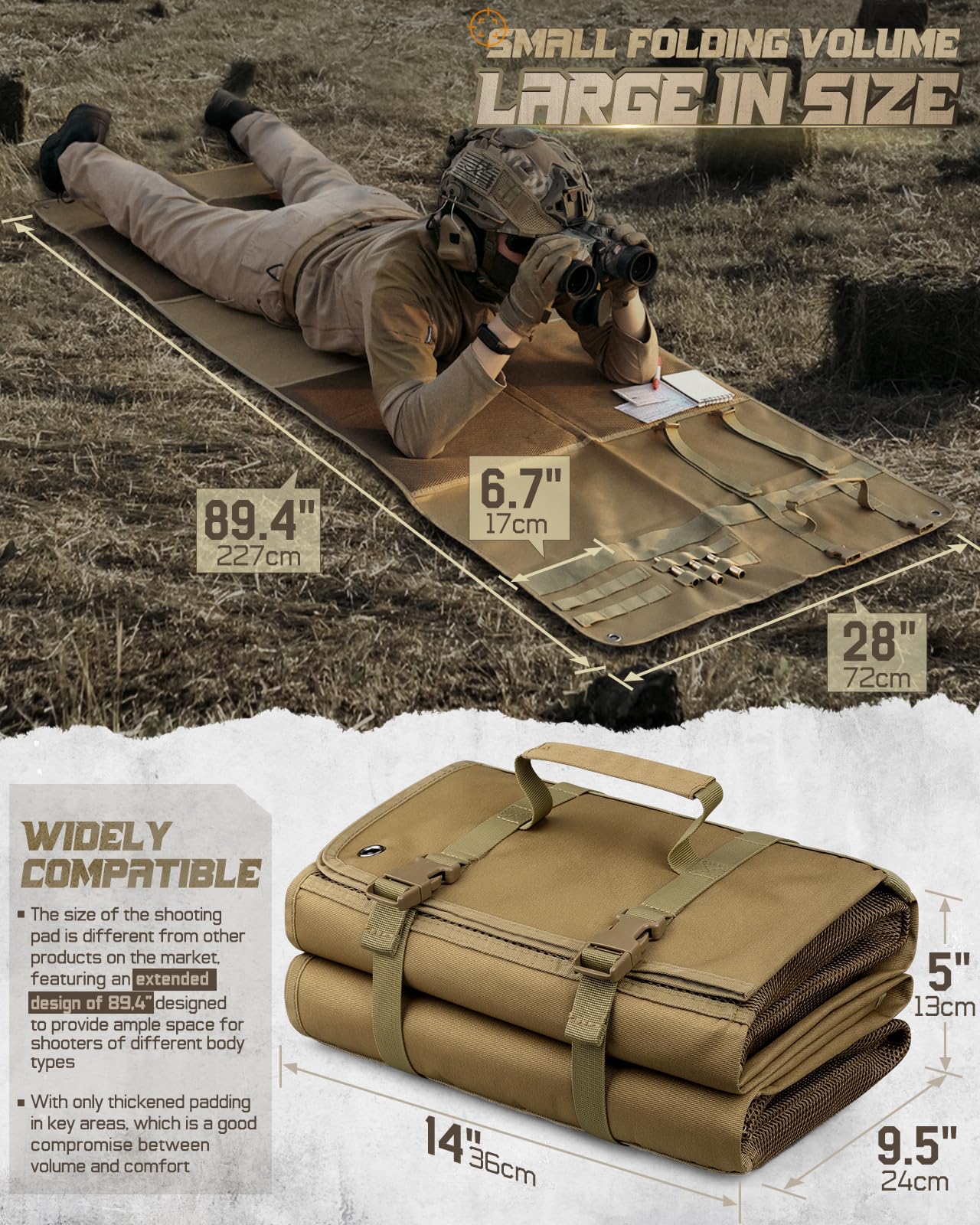 Shooting Mat Prone Tactical Sh - Outdoor Hunting Blanket 评论和价格