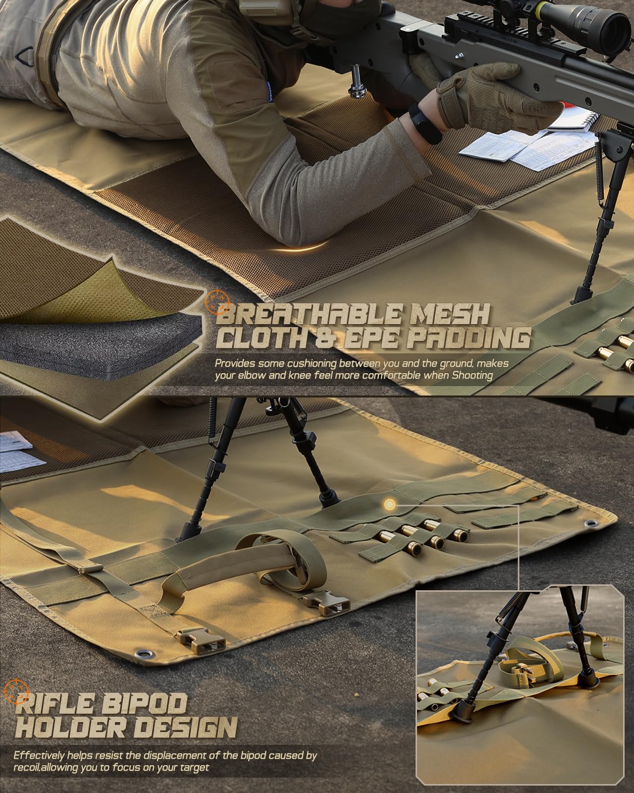 Shooting Mat Prone Tactical Sh - Outdoor Hunting Blanket 评论和价格