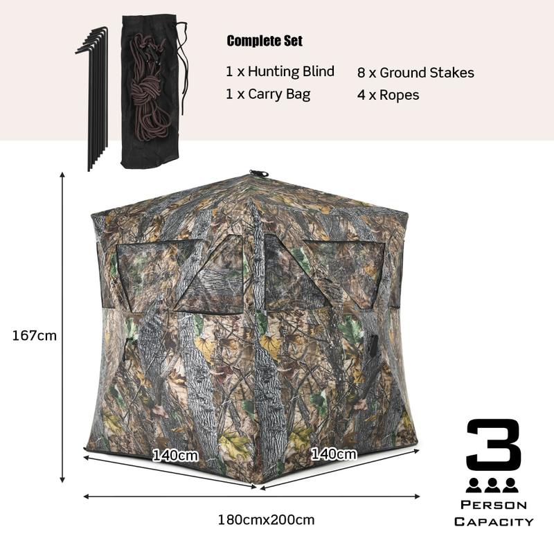Portable Hunting Blind with Gr - Hunting Outdoor 评论和价格