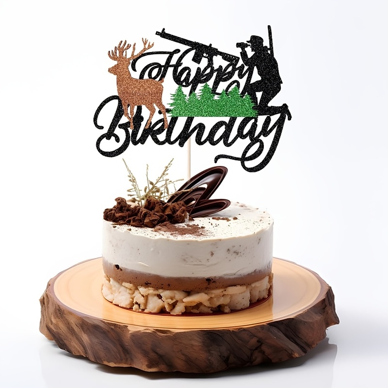  Hunting Happy Birthday Cake T - Hunting Outdoor Boys 评论和价格
