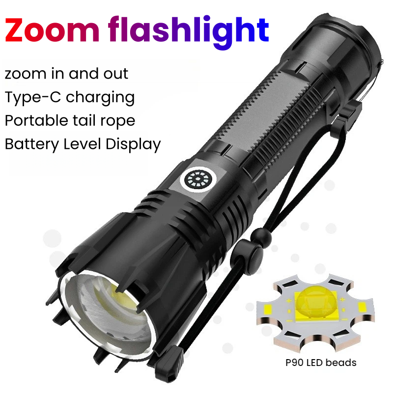 High-power P90 LED Flashlight  - Hunting Outdoor 评论和价格