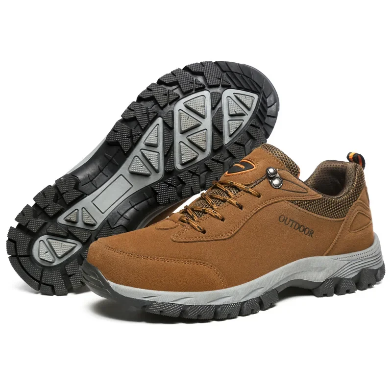Men's Hiking Shoes Suede Leath - Outdoor Hunting Boots For Men 评论和价格
