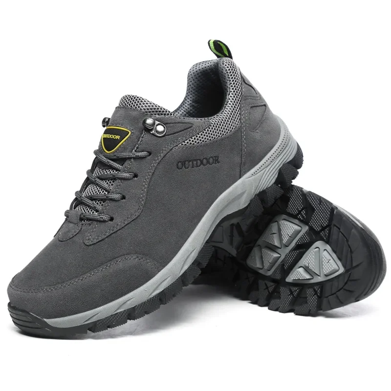 Men's Hiking Shoes Suede Leath - Outdoor Hunting Boots For Men 评论和价格