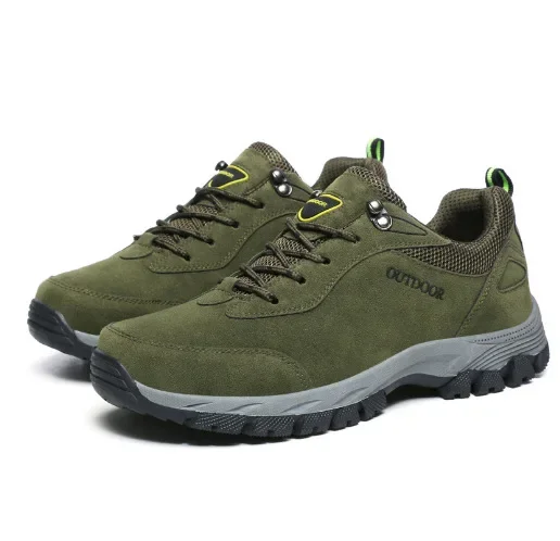Men's Hiking Shoes Suede Leath - Outdoor Hunting Boots For Men 评论和价格