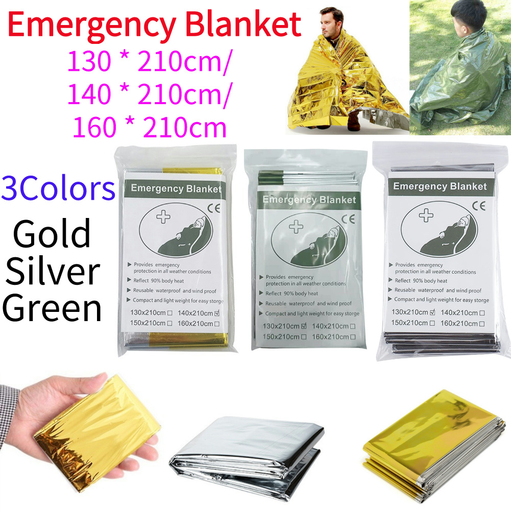 Foil Emergency Blanket Lightwe - Outdoor Hunting Blanket 评论和价格