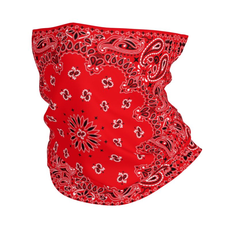 Red Paisley Art Bandana Patter - Outdoor Hunting Youtube 评论和价格