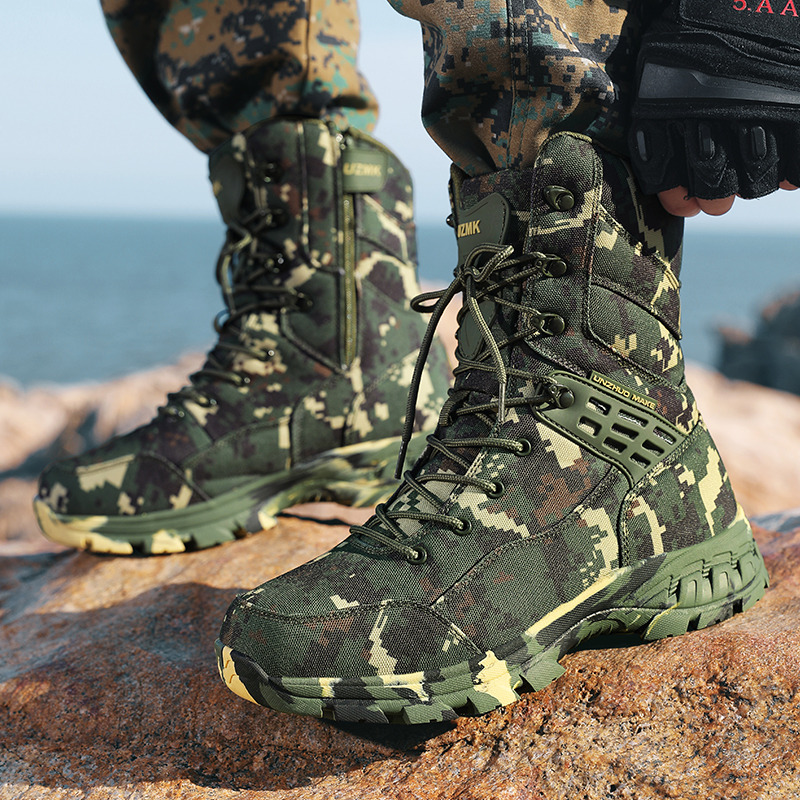 High Quality Men's Outdoor Boo - Outdoor Hunting Boots For Men 评论和价格