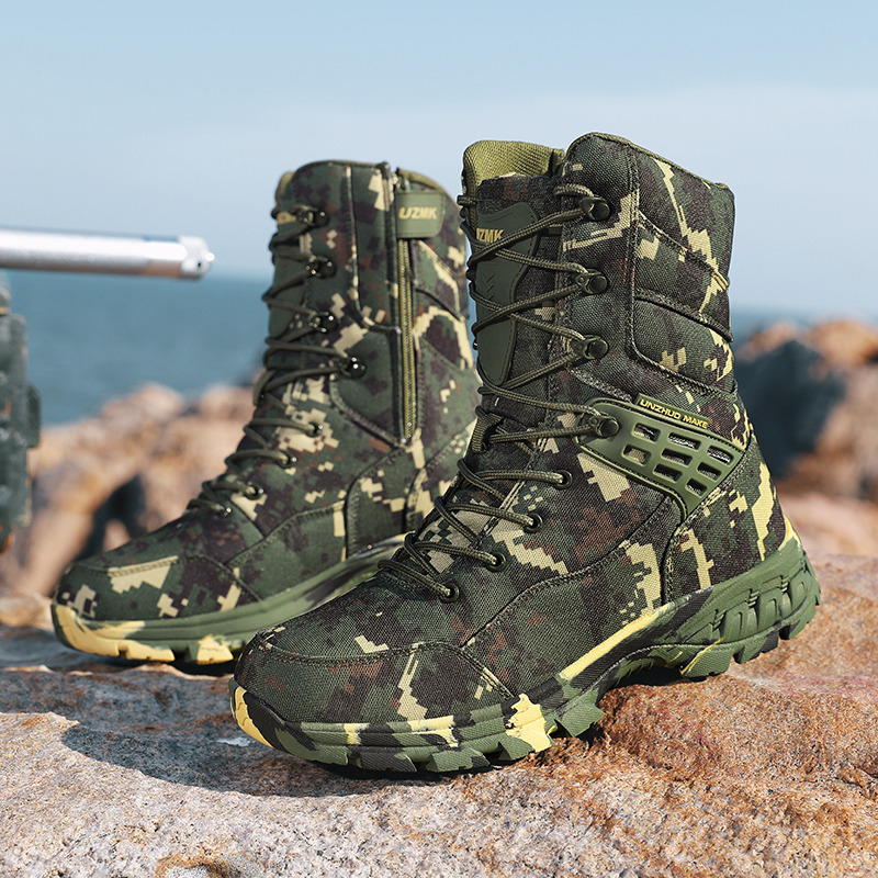 High Quality Men's Outdoor Boo - Outdoor Hunting Boots For Men 评论和价格
