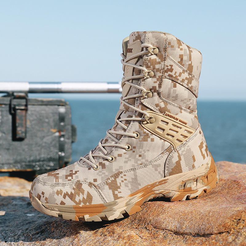 High Quality Men's Outdoor Boo - Outdoor Hunting Boots For Men 评论和价格