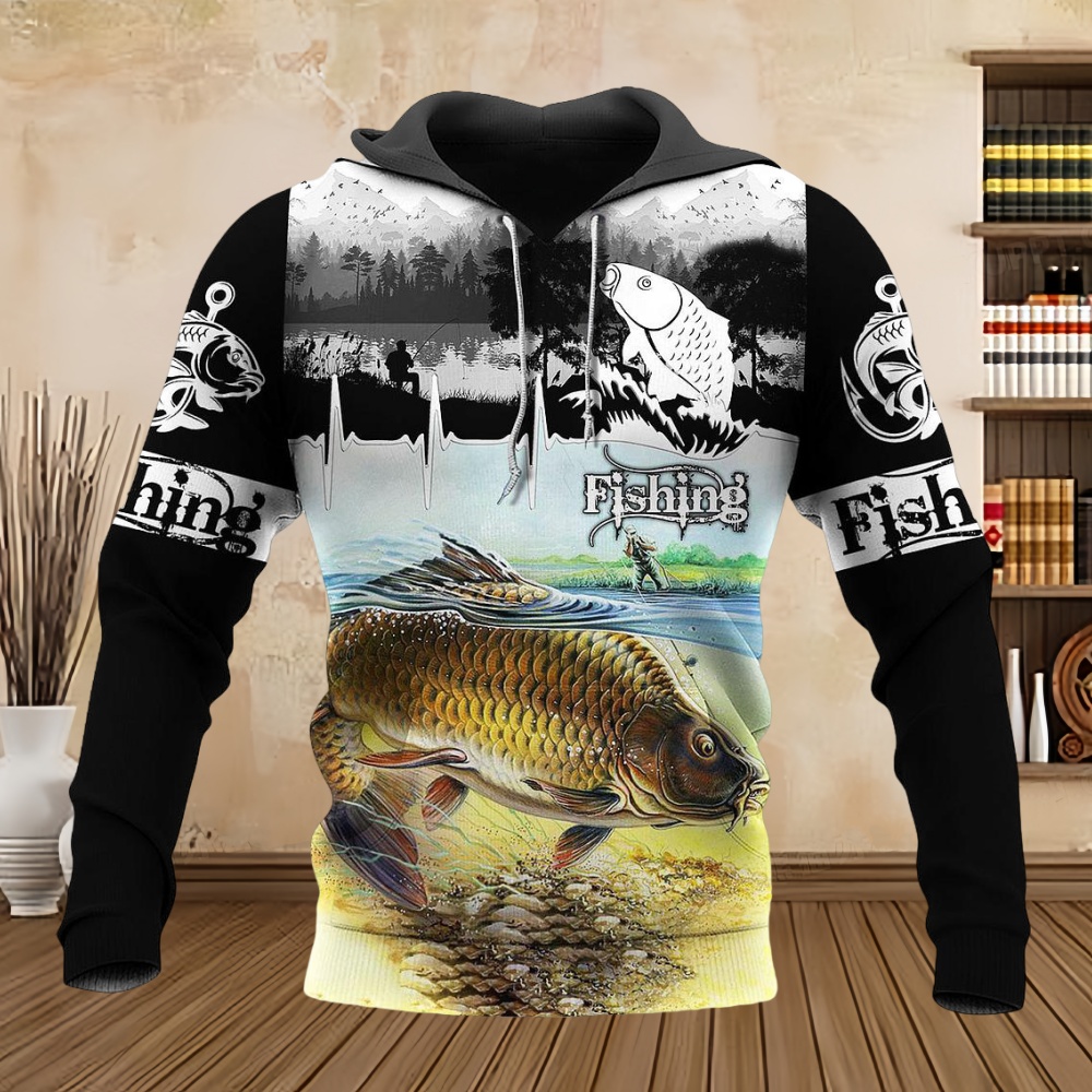 Wild Fishing Print 3D Casual H - Wildman Hunting & Outdoor Photos 评论和价格