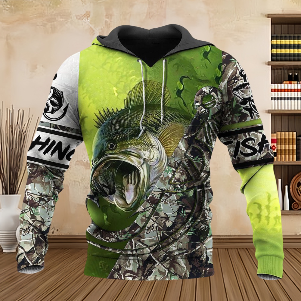 Wild Fishing Print 3D Casual H - Wildman Hunting & Outdoor Photos 评论和价格