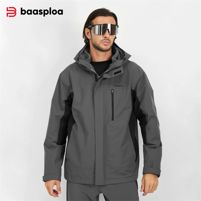 Baasploa New Men Jacket Outdoo - Hunting Outdoor Jacket 评论和价格