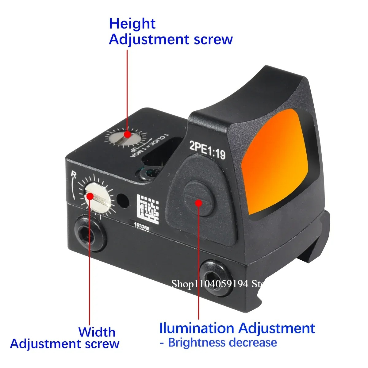 Tactical Red Dot Sight Collima - Outdoor Hunting Lab 评论和价格