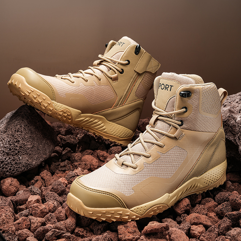 Men New Tactical Boots Outdoor - Outdoor Hunting Boots For Men 评论和价格