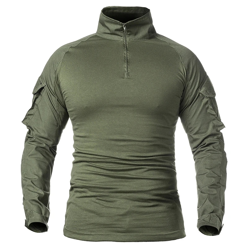 Men Cotton Quarter Zip Camoufl - Hunting Outdoor Apparel 评论和价格