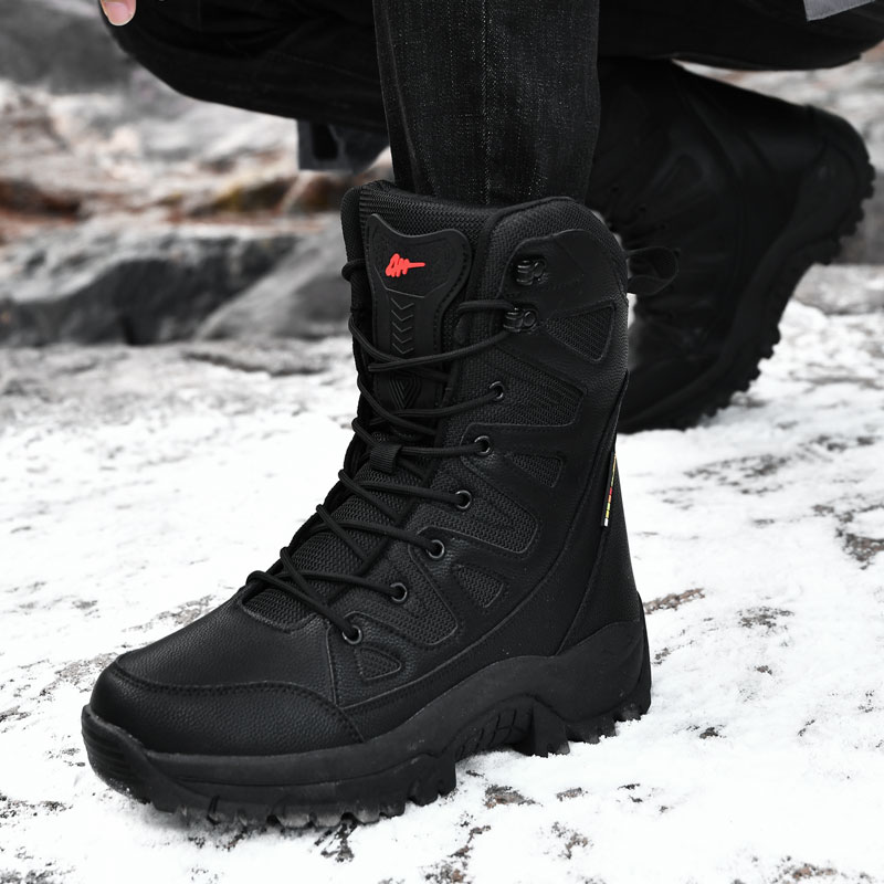 Men Motorcycle Tactical Boots  - Outdoor Hunting Boots For Men 评论和价格