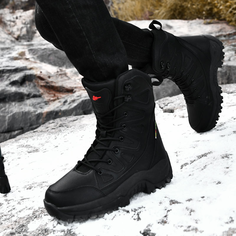 Men Motorcycle Tactical Boots  - Outdoor Hunting Boots For Men 评论和价格