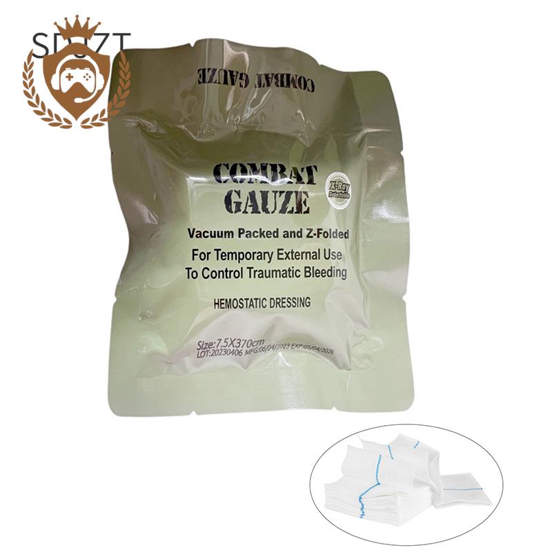 Hemostatic Kaolin Gauze Combat - Field Dressing Kit 评论和价格