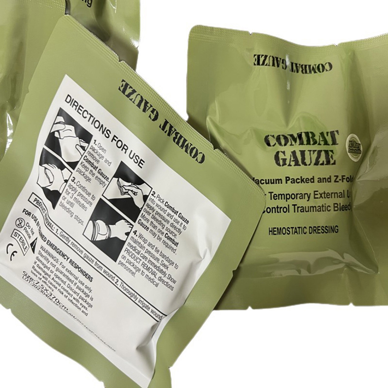 Hemostatic Kaolin Gauze Combat - Field Dressing Kit 评论和价格